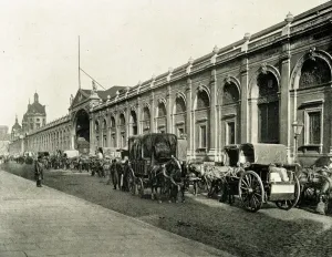 Smithfield Meat Market Print, circa 1900
