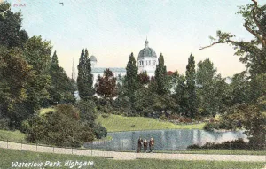 Waterlow Park, Highgate Print circa 1900s