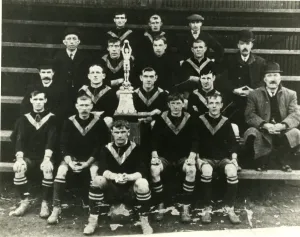 West Auckland Football Team Print - 1910