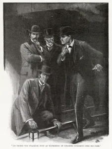 Sherlock Holmes Prints: Sherlock Holmes Print - The Bruce-Partington Plans