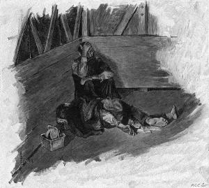 American Hoboes in a Freight-car Print, 1894