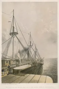 Great Eastern Steamship Prints: Great Eastern - Port Paddle