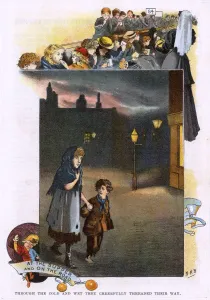 WAIFS HEADING TO MISSION Print, 1895