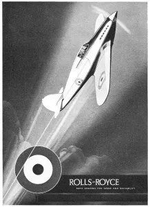 Vintage Rolls-Royce Print: Ascending to New Heights