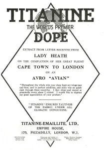 Vintage Titanine Advertisement Print 1920s
