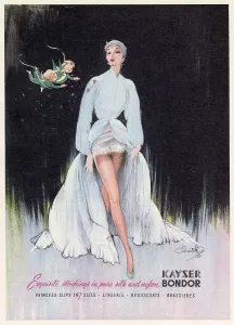 Advertisement for Kayser Bondor Stockings Print 1951