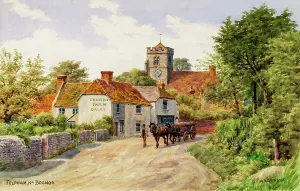 Felpham Print, Sussex Landscape, 1920s