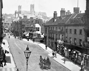 Victorian High Street Lincoln Print