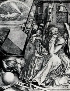 Albrecht Durer Prints: Melancholia Print, circa 1514