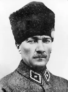 Ataturk Prints: Mustafa Kemal Ataturk Print, circa 1925