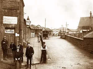 Vintage Railway Stations UK Prints: Pudsey Railway Station