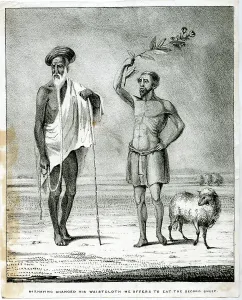 The Sheep-Eater of Hindustan, 1832 Print