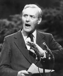 Tony Benn Giving a Speech, circa 1970s Print