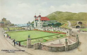 Ilfracombe Victoria Pavilion Print, North Devon 1920s