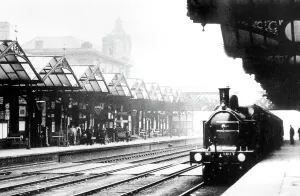 Vintage Railway Stations UK Prints: Westgate Railway Station Wakefield