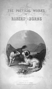 Title Page of The Poetical Works of Robert Burns Print, 1866