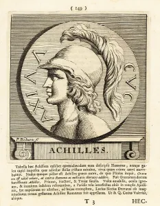 Ancient Greek Warriors Prints: Achilles, Greek warrior hero of Troy