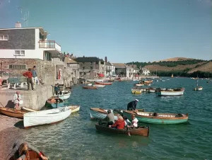 English Coastal Scene Prints: The harbour from Town Quay, Salcombe