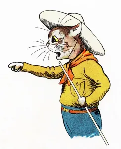 Louis Wain Cat Art Prints: Louis Wain - The Cat Scouts, 1912