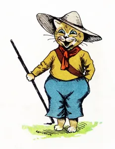 Louis Wain Cat Art Prints: Louis Wain - The Cat Scouts, 1912