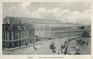 The New Krupp Munitions Factory, Essen, Germany The New Krupp Munitions Factory, Essen, Germany