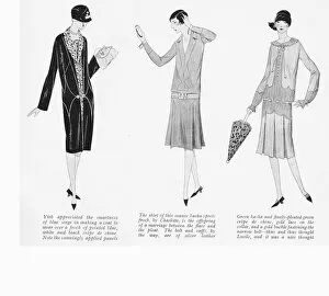 Lucile Gallery: Three new Parisian outfits, 1926