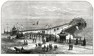 Hastings Gallery: New Pier at Hastings 1872