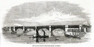 New Railway Bridge, Pimlico, London 1860 New Railway Bridge, Pimlico, London 1860