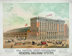 System Gallery: New terminal depot at Philadelphia. Reading railroad system