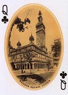 New York City - Playing card - Madison Square Garden New York City - Playing card - Madison Square Garden