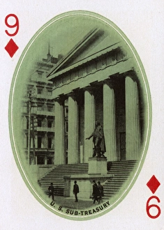 New York City - Playing card - US Sub-Treasury New York City - Playing card - US Sub-Treasury