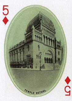 New York City - playing card - Temple Bethel New York City - playing card - Temple Bethel