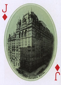New York City - Playing card - Waldorf-Astoria Hotel New York City - Playing card - Waldorf-Astoria Hotel