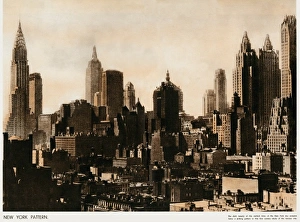 <b class=qtipBold><figcaption>New York skyline 1937</figcaption></b><br>The skark beauty of the vertical lines of the New York scrapers forms a striking pattern in this fine camera study of the famous city. Date: 1937<br><em>© Illustrated London News Ltd/Mary Evans</em> New York skyline 1937
