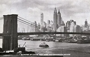 New York Skyline with Brooklyn Bridge New York Skyline with Brooklyn Bridge