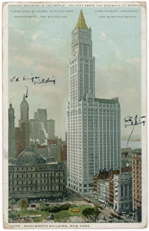 <b class=qtipBold><figcaption>New York/Woolworth Bldg</figcaption></b><br>New York: the Woolworth Building, at that time the world's tallest building<br><em>© Mary Evans Picture Library</em> New York/Woolworth Bldg