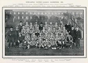 <b class=qtipBold><figcaption>Newcastle United Team</figcaption></b><br>NEWCASTLE UNITED. League Champions of 1905.<br><em>© Mary Evans Picture Library</em> Newcastle United Team