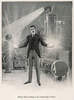 Holding Gallery: Nikola Tesla 1899