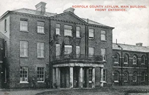 Norfolk County Asylum, Main Building - Front Entrance Norfolk County Asylum, Main Building - Front Entrance