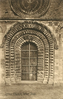 The Norman West Door at Iffley Church The Norman West Door at Iffley Church