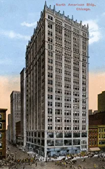 North American Building, Chicago, Illinois, USA North American Building, Chicago, Illinois, USA