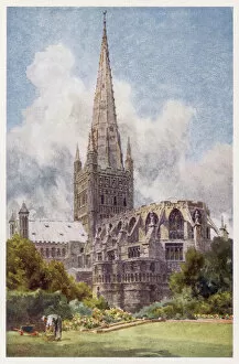 Cathedral Collection: Norwich Cathedral / 1905
