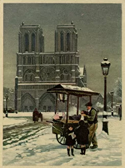 Trader Gallery: Notre Dame, Paris, in the snow