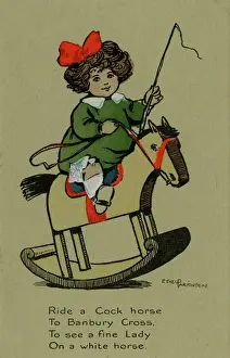 Ethel Parkinson's 1910 Print of Ride a Cock Horse