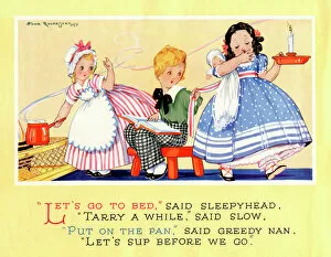 Rhymes Gallery: The nursery rhyme Lets go to bed