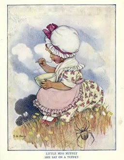 Frilly Gallery: Nursery Rhymes -- Little Miss Muffet