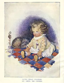 Little Polly Flinders Print, circa Art Prints, Posters