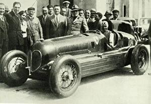 Motors Gallery: Nuvolari in bimotore Alfa-Romeo at Tripoli Grand Prix