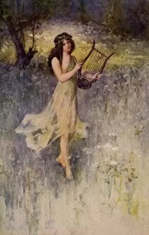 Clearing Gallery: A nymph with a lyre