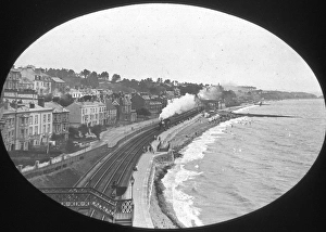 Dawlish Gallery: O E Simmonds aerial view of Dawlish Devon